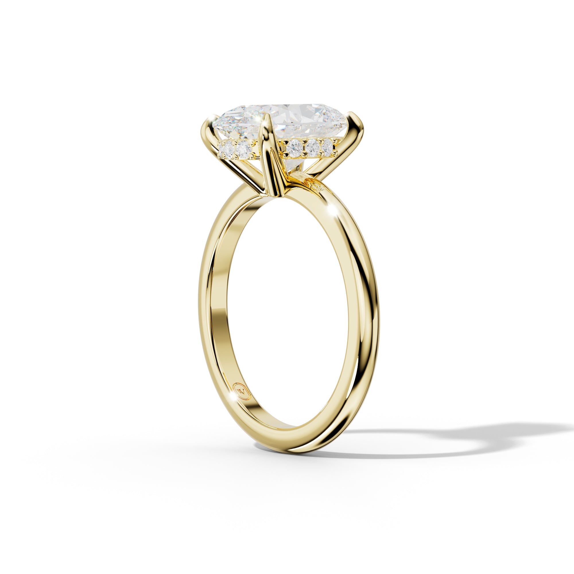 Natalie Oval Diamond Engagement Ring